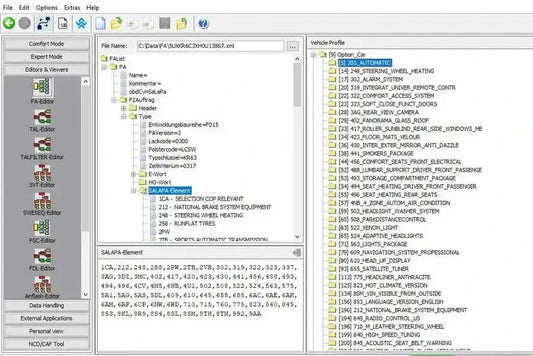 BimmerProCode E-Sys & ISTA OEM FA Vehicle Order